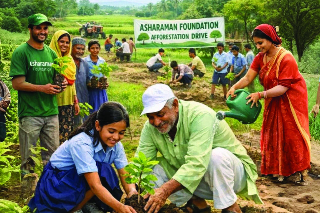 Planting Hope, Protecting Tomorrow: How Asharaman Is Greening Samastipur’s Future